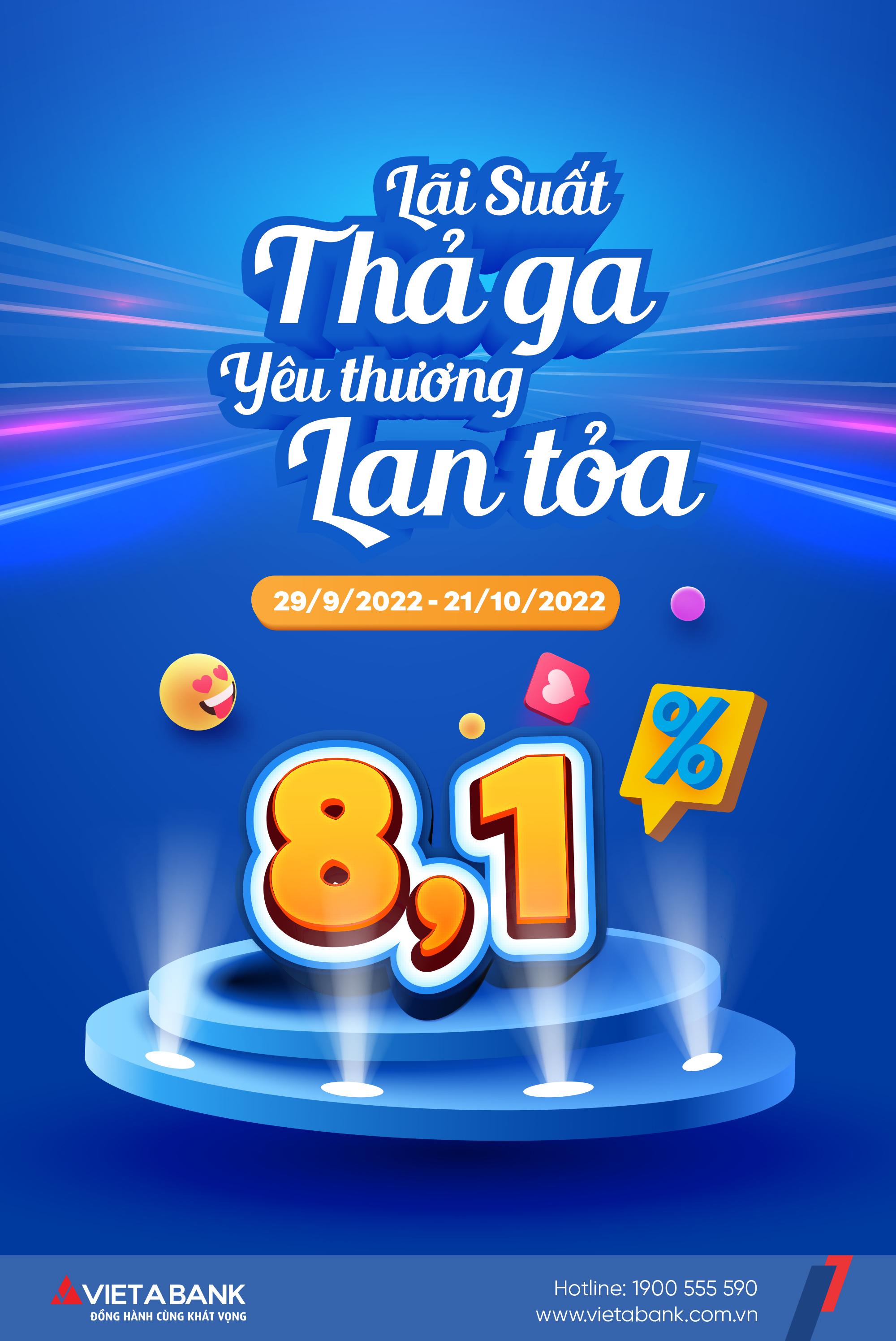 LÃI SUẤT THẢ GA - YÊU THƯƠNG LAN TỎA